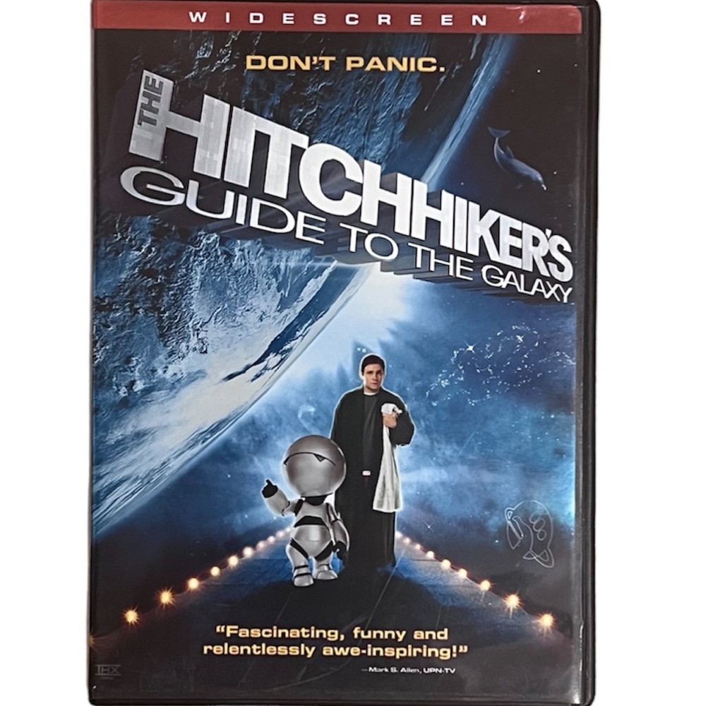 ’The Hitchhikers Guide to the Galaxy’ Widescreen Movie DVD! EUC!